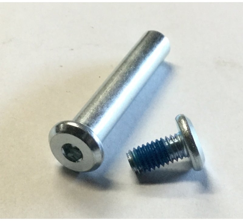 Powerslide Double Axle 8MM L43MM M6 - Individual