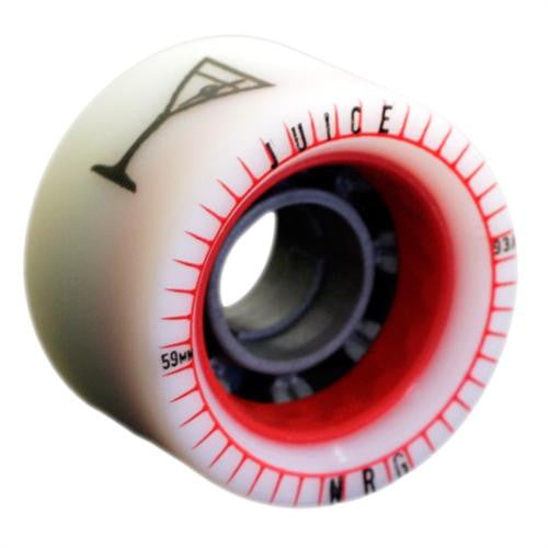 Juice Nrg Narrow Red 4Pk Red Wheels - Skatescool Australia