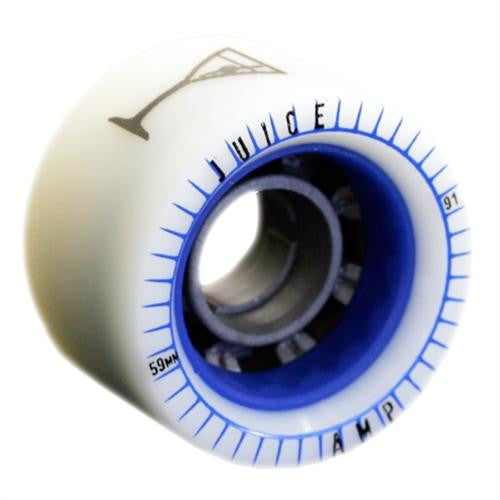 Juice Amp Narrow Blue 4Pk Wheels - Skatescool Australia