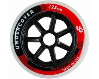 Undercover Wheel 125mm 86A Natural/Black - Each