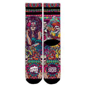 American Socks Signature Dia De Los Muertos - Mid High