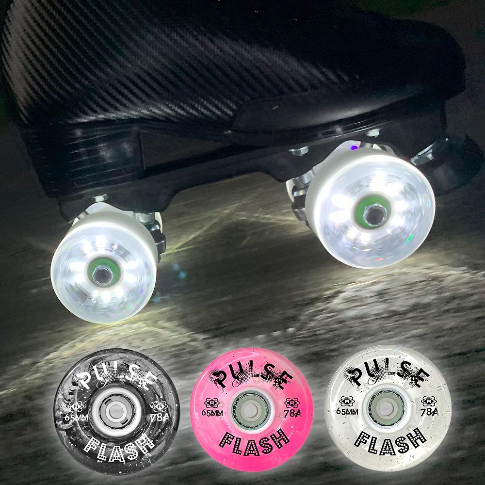 Atom Pulse Flash Glitter Wheels 65mm 78a 4pk