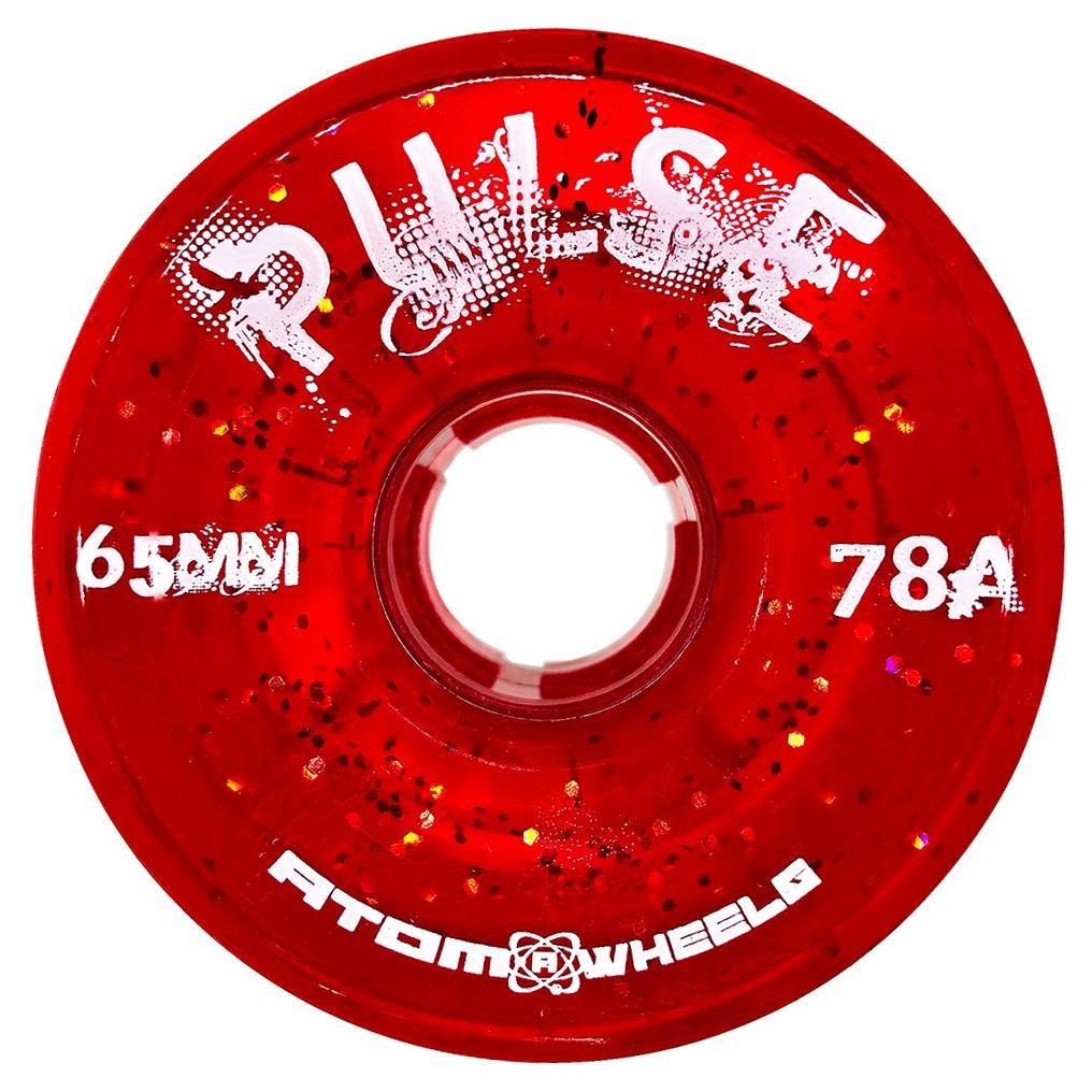 Atom Pulse Glitter Wheels 65mm 78a 4pk - Skate Society