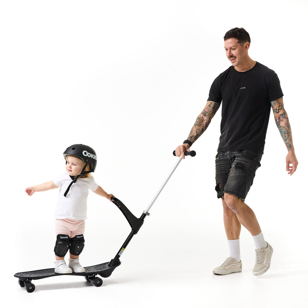 Ookkie Skateboard- Black