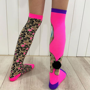 MadMia Cheeky Cheetah Socks