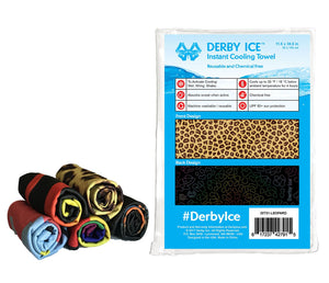 DERBY ICE Towel - Leopard - Skatescool Australia