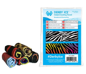 DERBY ICE Towel - Zebra - Skatescool Australia