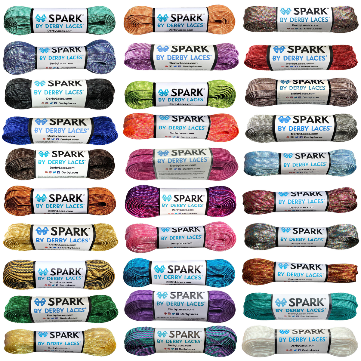 Derby Laces Spark 96" (244cm)