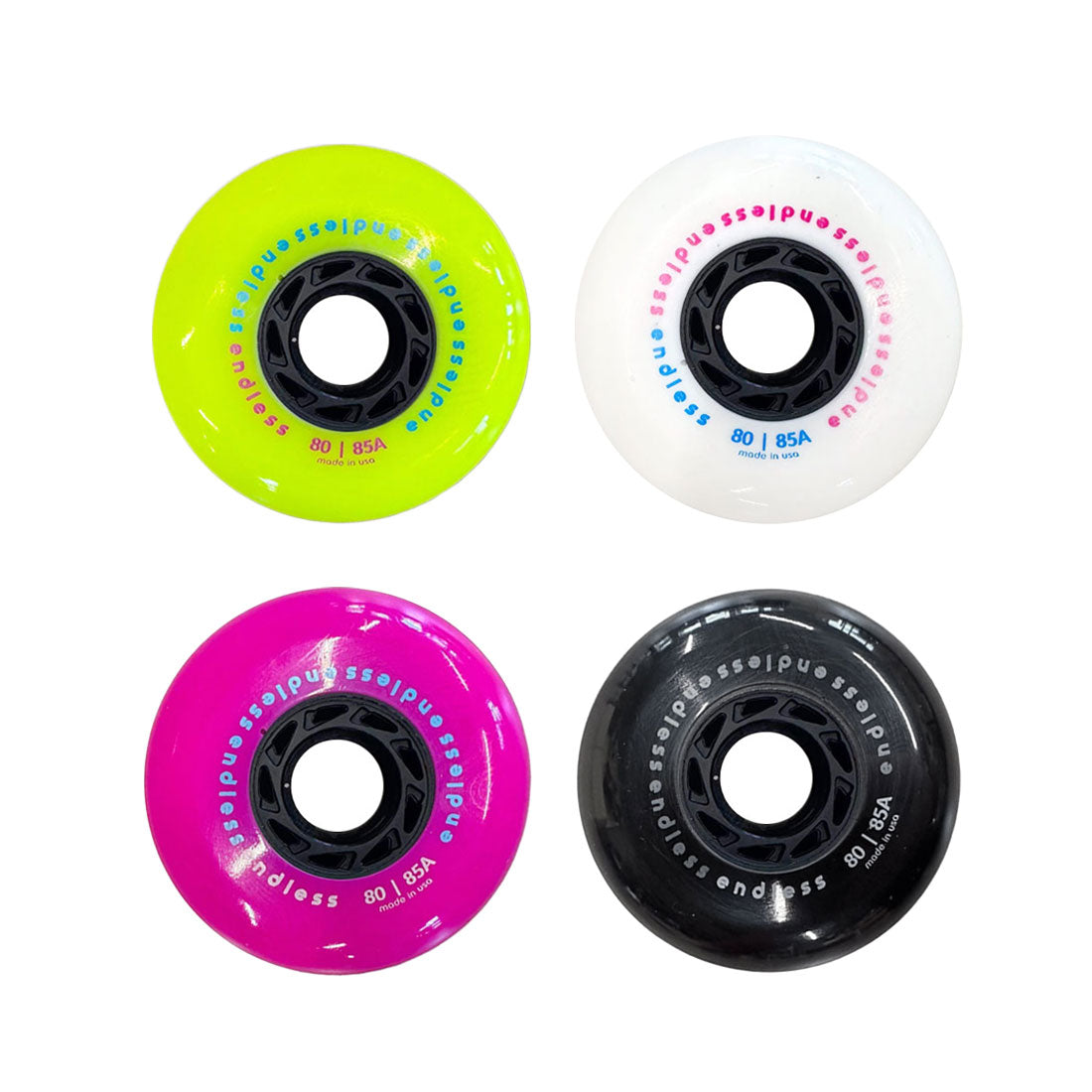 Endless 80mm Wheels 4pk