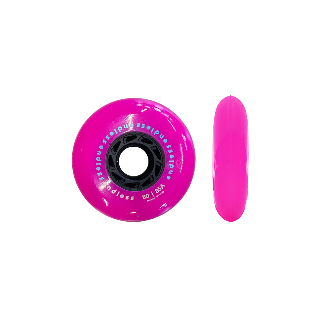 Endless 80mm Wheels 4pk Pink Inline Rec Wheels