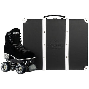 EVOKE SUEDE ROLLER SKATE BLACK - Skatescool Australia