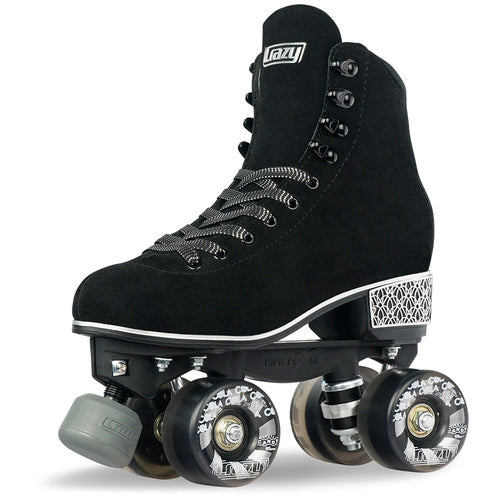 EVOKE SUEDE ROLLER SKATE BLACK - Skatescool Australia