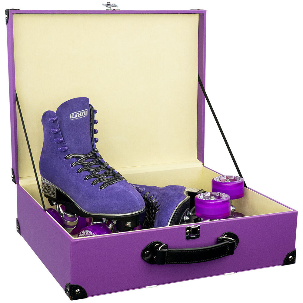 EVOKE SUEDE ROLLER SKATE PURPLE - Skatescool Australia
