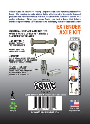 Sonic Extender Inline Axle Kit