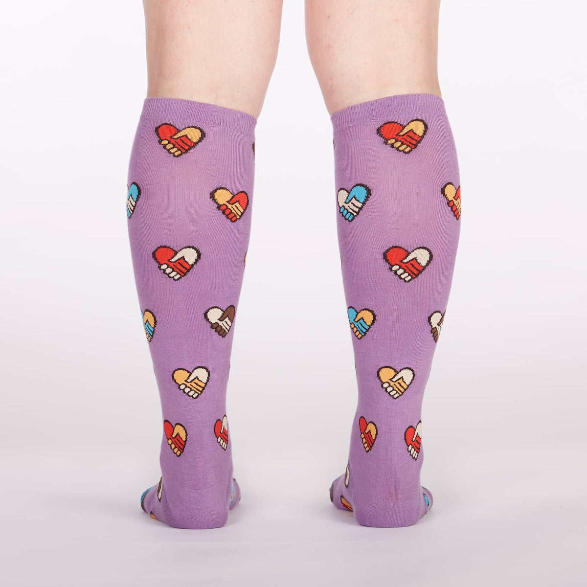 Sock It To Me Hands Across Calves Knee High Socks