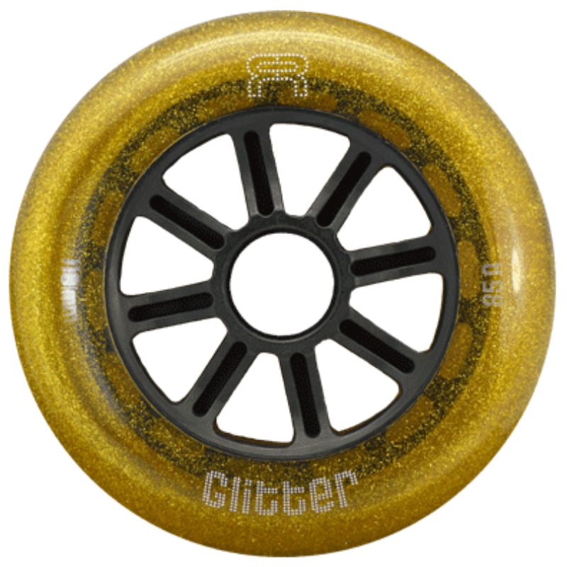 FR Glitter Inline Wheels 110mm 85a Each