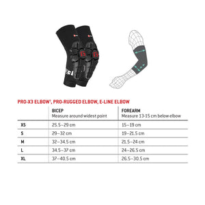 G-Form Pro-X3 Elbow - Adult Protective Gear