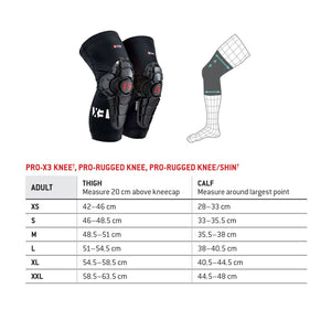 G-Form Pro-X3 Knee - Adult Protective Gear