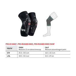 G-Form Pro-X3 Knee - Youth Protective Gear