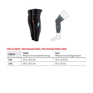 G-Form Pro-Rugged Knee/Shin Guards - Youth Protective Gear