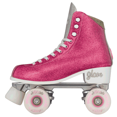 Crazy Glam Roller Skates Pink/Silver