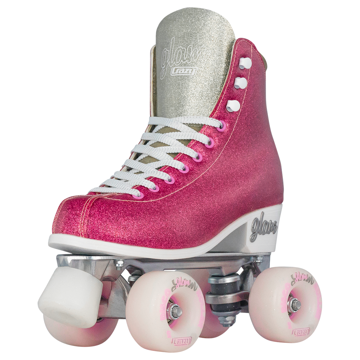 Crazy Glam Roller Skates Pink/Silver