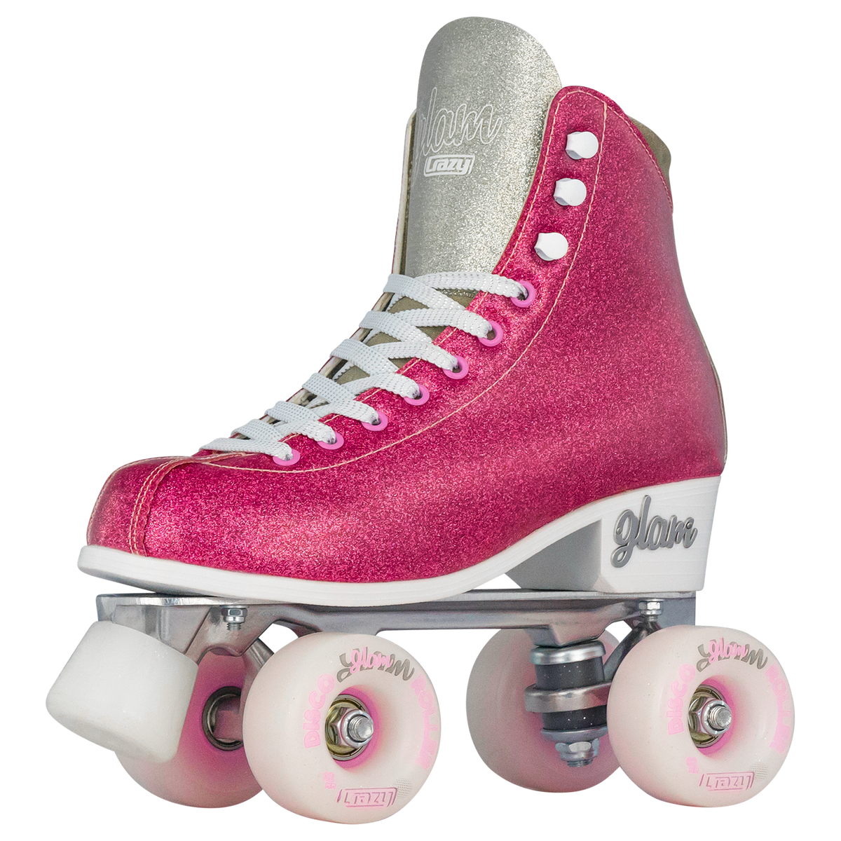 Crazy Glam Roller Skates Pink/Silver
