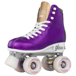 Crazy Glam Adjustable Roller Skates Purple/Gold