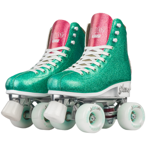 Crazy Glam Adjustable Roller Skates Teal/Pink