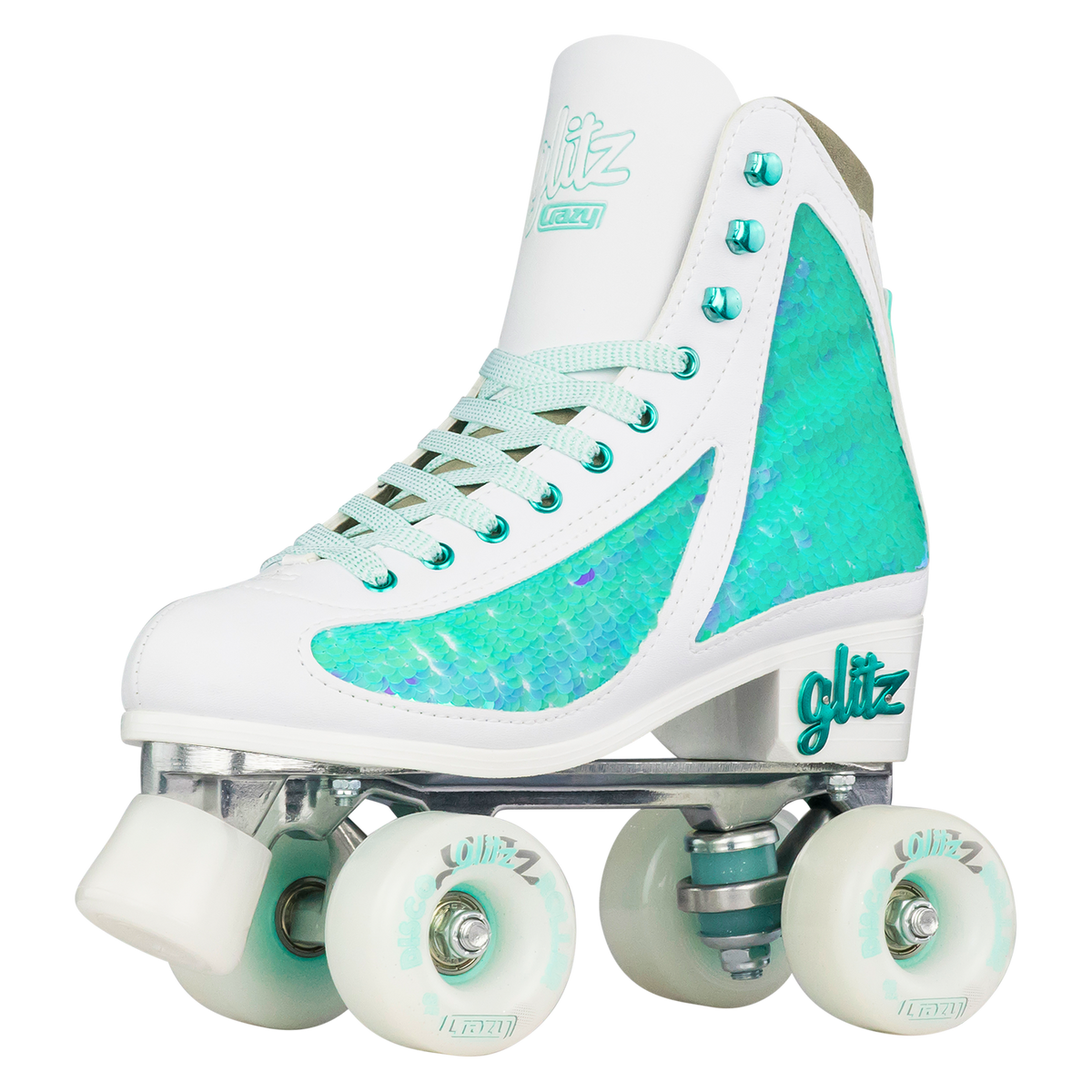 Crazy Glitz Roller Skates Turquoise