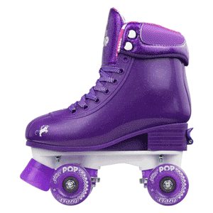 Crazy Glitter Pop Roller Skates Purple