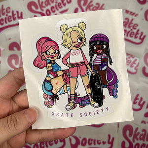 Skate Society Sticker - Skate Crew