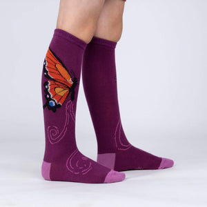Sock It To Me The Monarch - Youth Knee High