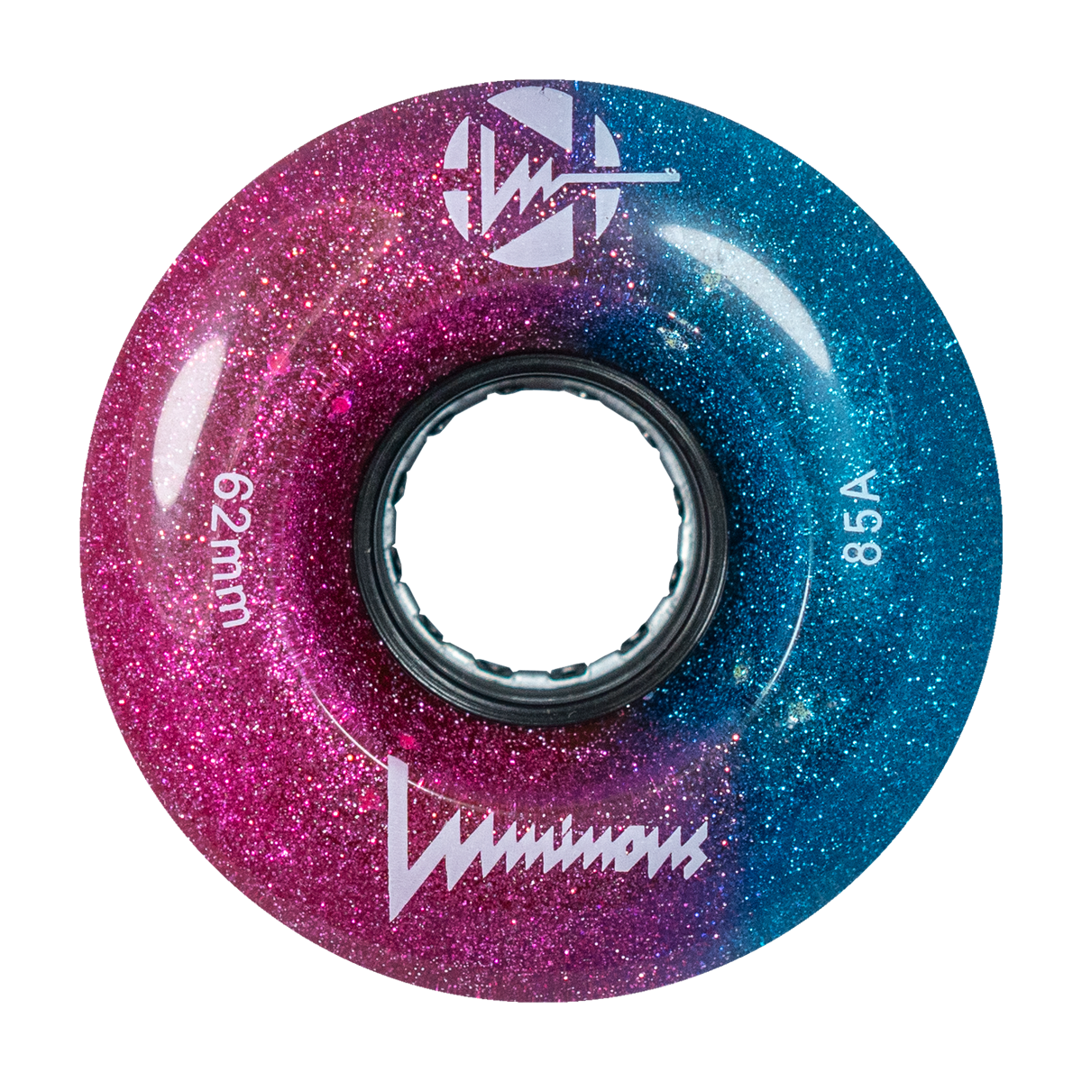 Luminous LED Quad Wheels Glitter 62mm 85a 4pk