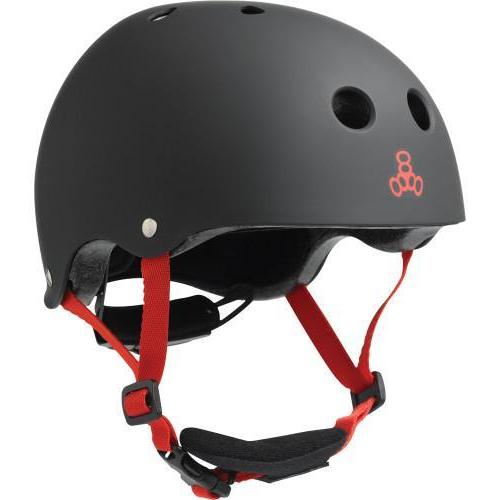 TRIPLE 8 LIL 8 CERTIFIED YOUTH HELMET BLACK RUBBER - Skatescool Australia