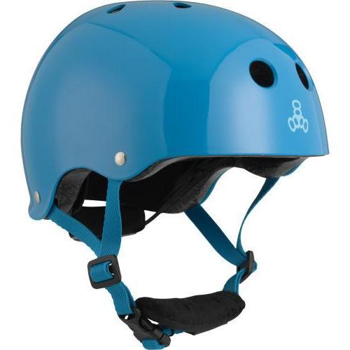 TRIPLE 8 LIL 8 CERTIFIED YOUTH HELMET BLUE GLOSS - Skatescool Australia