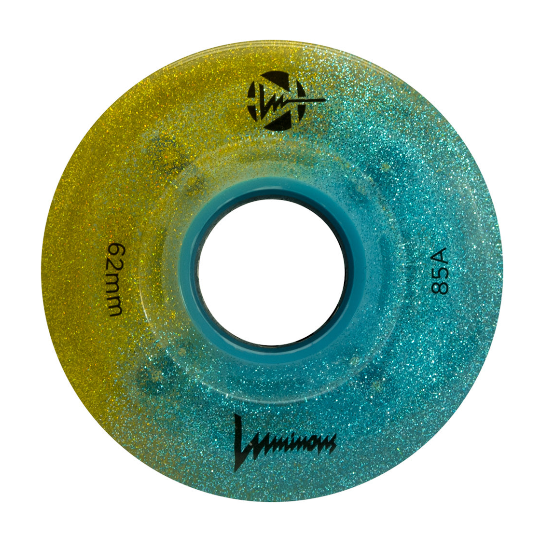 Luminous LED Quad Wheels Glitter 62mm 85a 4pk