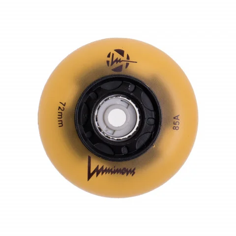 Luminous LED Inline Wheels Glow 72mm 85a 4pk