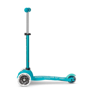 Micro Mini Deluxe 3 Wheel LED Scooter - Aqua