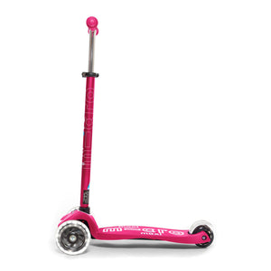 Micro Maxi Deluxe 3 Wheel LED Scooter - Pink