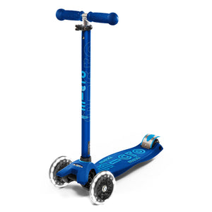 Micro Maxi Deluxe 3 Wheel LED Scooter - Blue