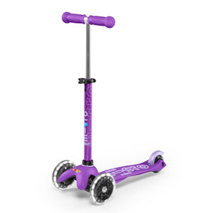 Micro Mini Deluxe 3 Wheel LED Scooter - Purple