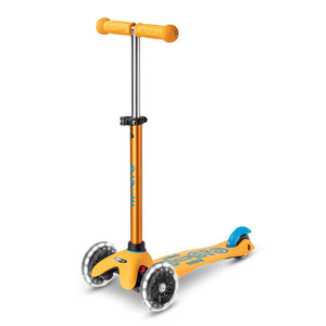 Micro Mini Deluxe 3 Wheel LED Scooter - Apricot