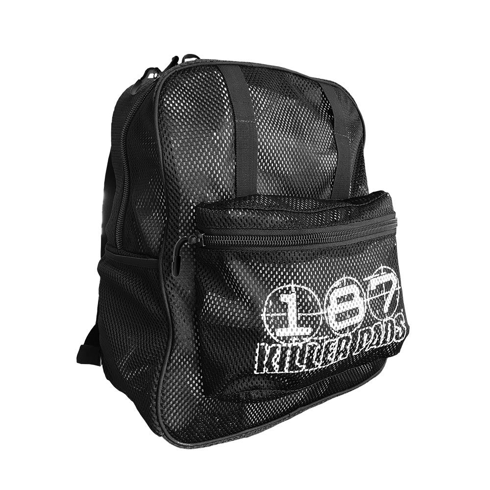 A mesh backpack hotsell