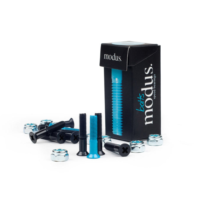 Modus 7/8" Phillip Hardware 10pk - Black/Blue