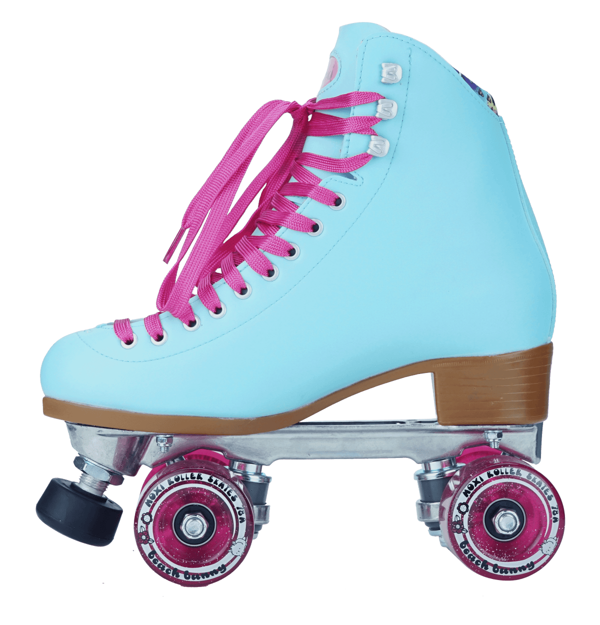 Moxi Beach Bunny Roller Skates Blue Sky