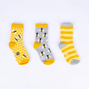 Sock it to Me Bee's Knees Crew Socks 3pack - Junior