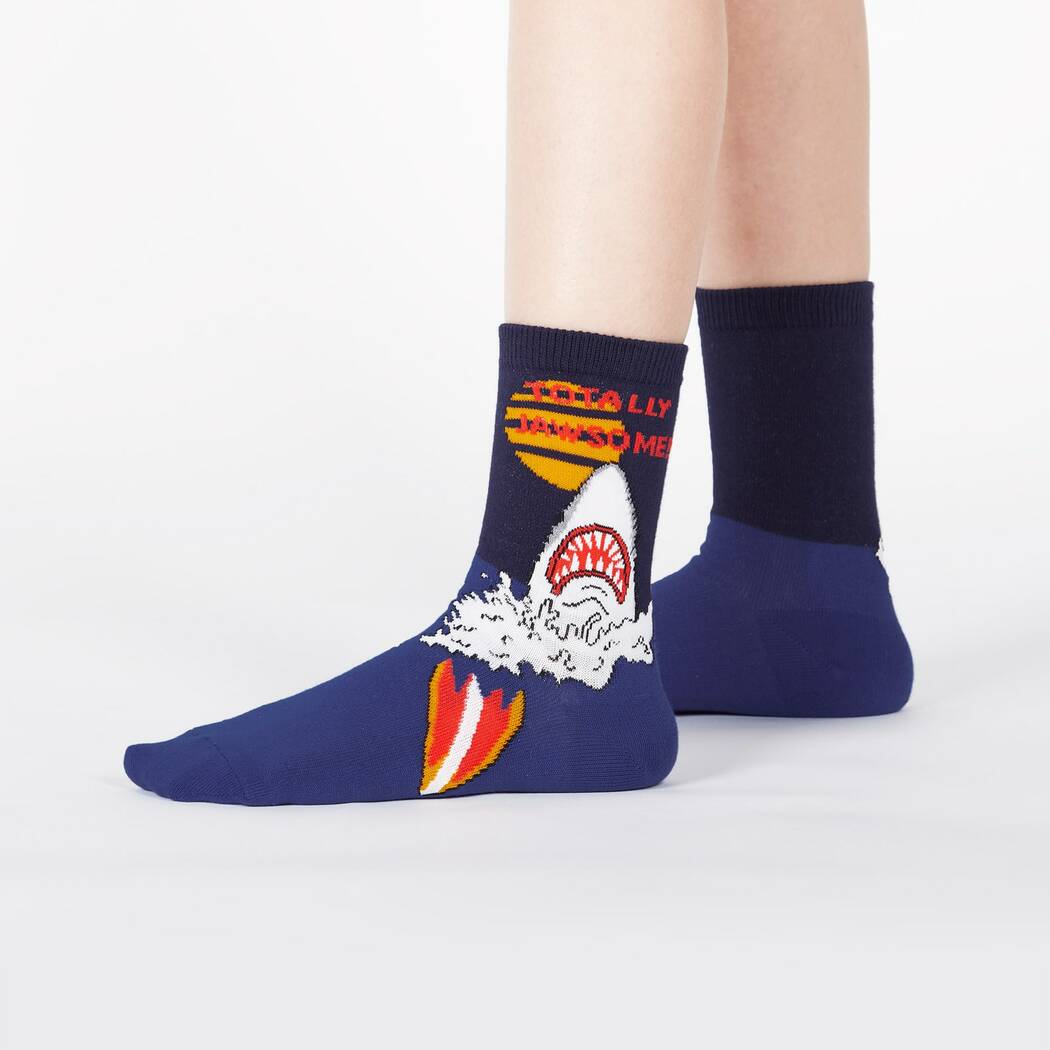 Sock it to Me Totally Jawsome! Crew Socks 3pack - Youth