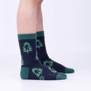 Sock it to Me Sasquatch Campout Crew Socks 3pack - Youth