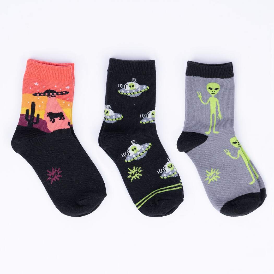 Sock it to Me Area 51 Crew Sock 3pack - Junior